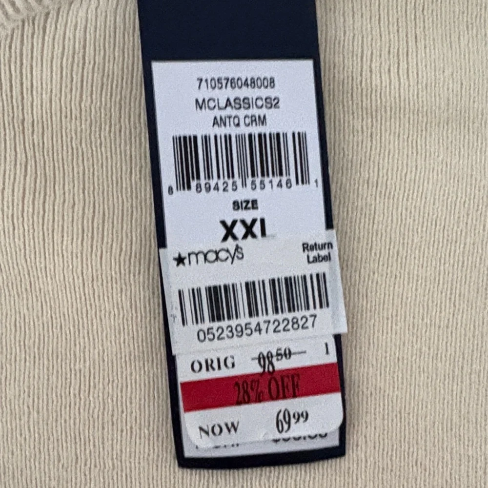 Polo by Ralph Lauren Men's Beige Crewneck Sweater - Picture 2 of 9